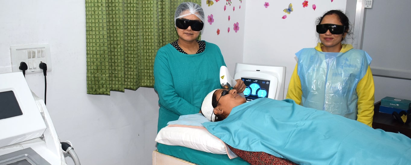 Laser treatment at Grace Clinic